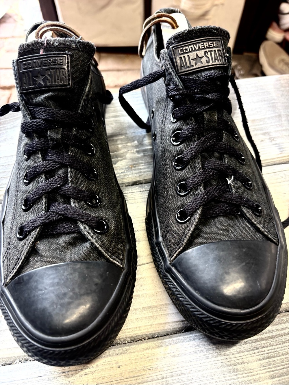 Converse All Star Men's Black High-Top Sneakers size 10